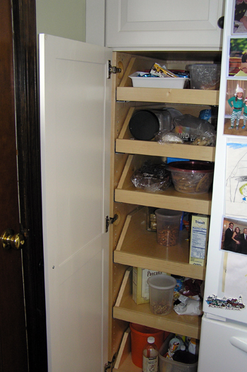 pantry pullout shelves